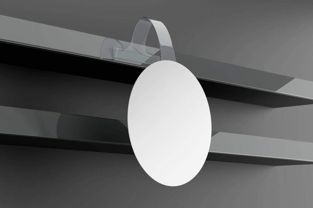 Porte-étiquette transparent